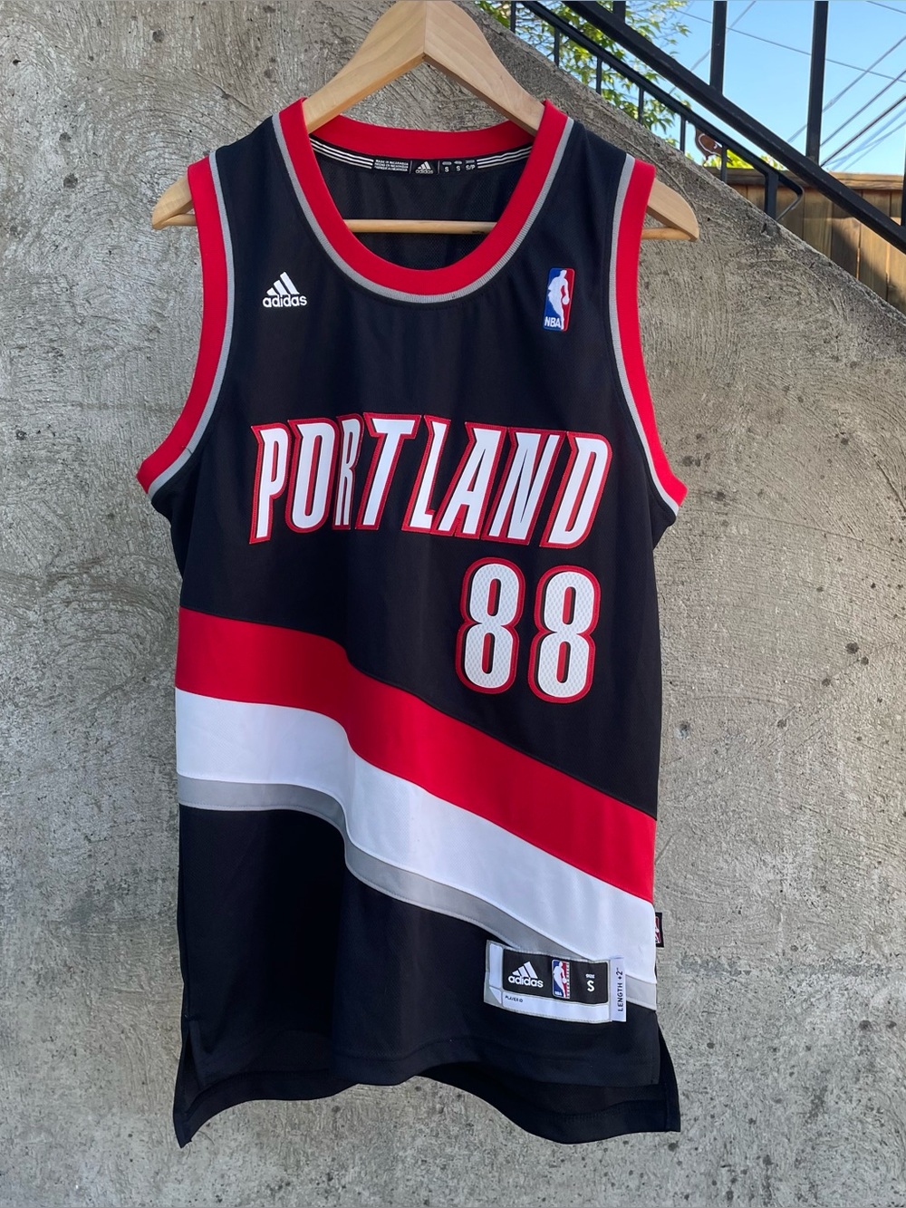 Adidas NBA Nicolas Batum Portland Trail Blazers Swingman jersey size small +2